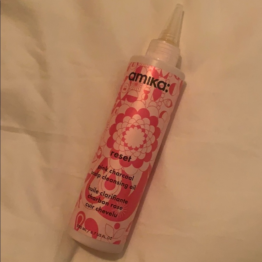 Amika Reset Pink Charcoal Scalp Cleansing Oil